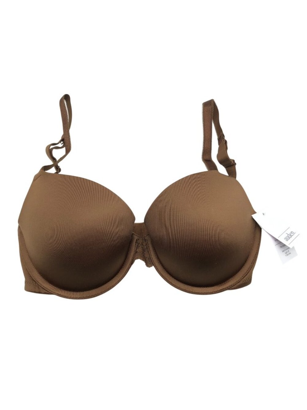 Auden The Daydream T Shirt Bra Demi Light Lift Convertible Straps Brown 32D